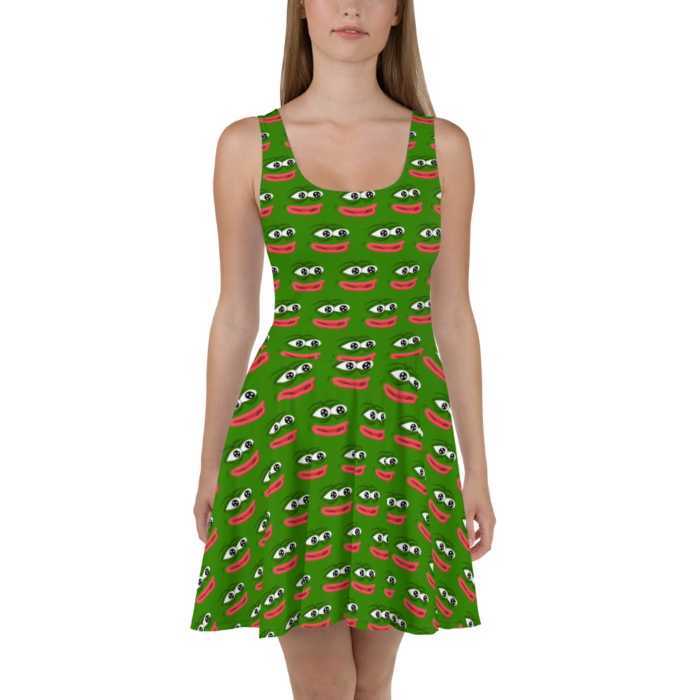 pepe print rally dress