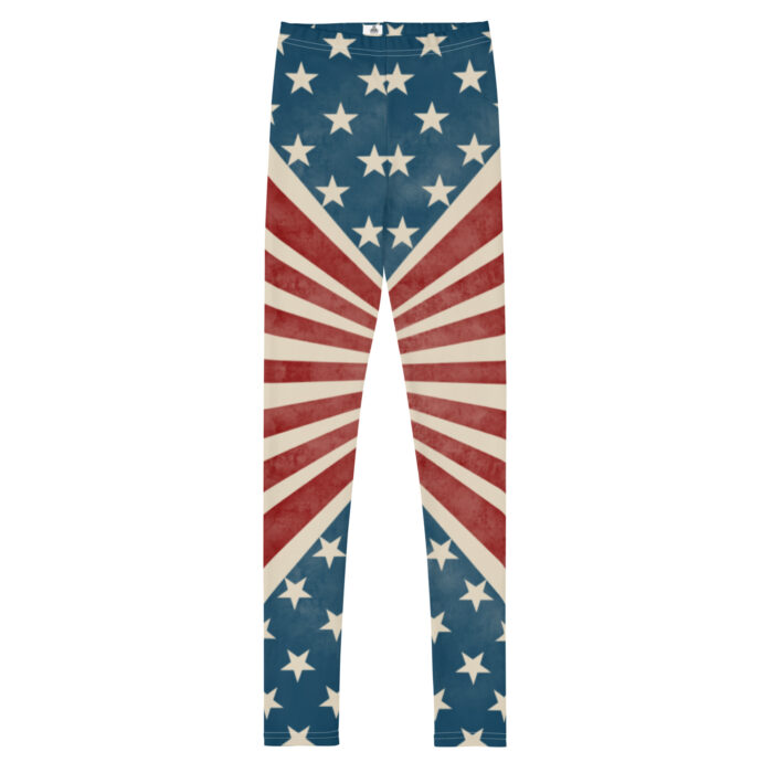 patriot stars stripes kids leggings