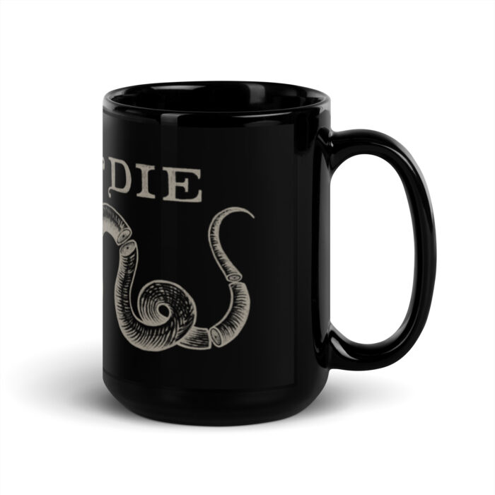 join or die mug black