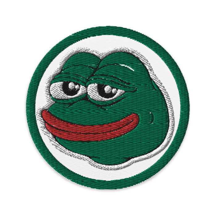 pepe patch embroidered