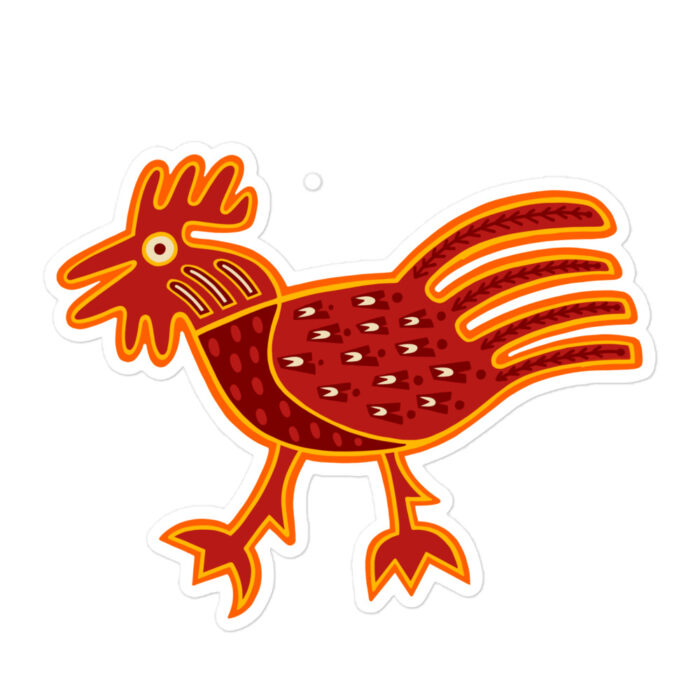 rooster sticker