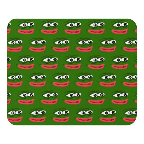 pepe print mouse pad