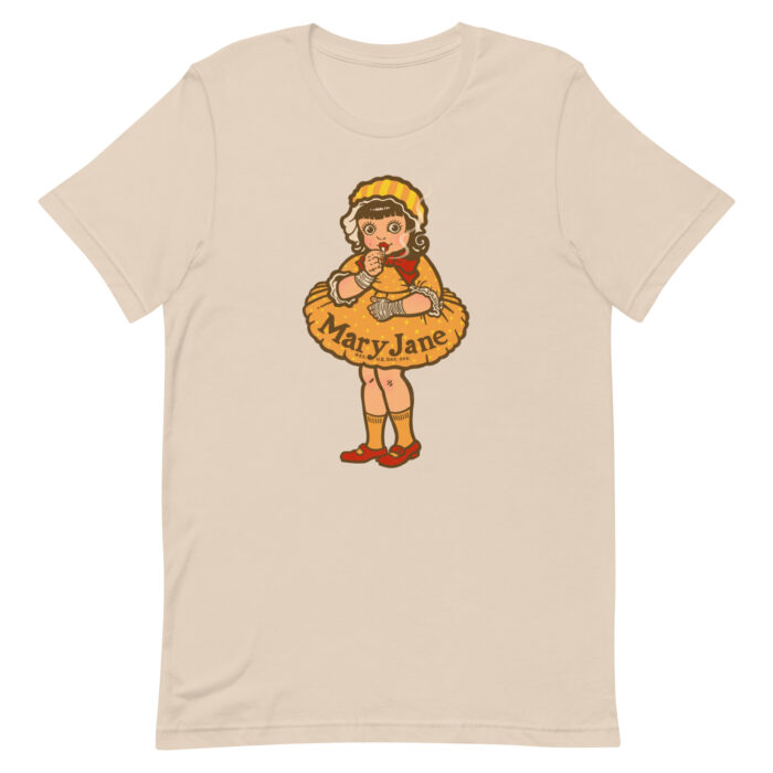 mary jane retro tshirt cream