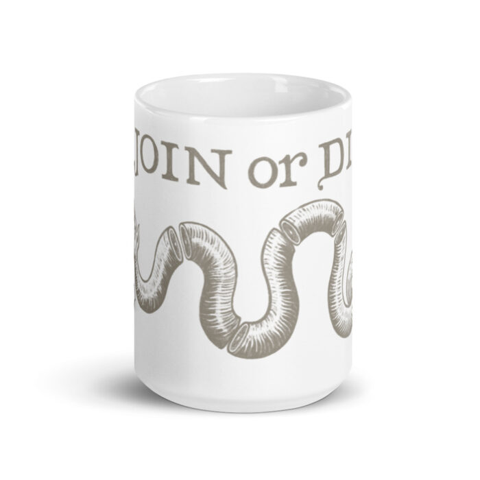 join or die mug