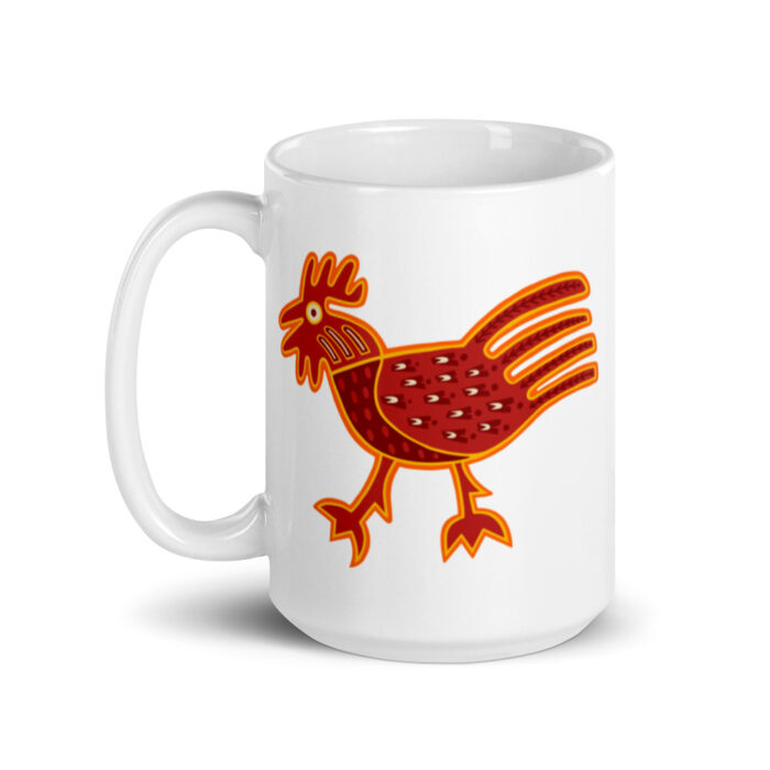 rooster mug 15oz