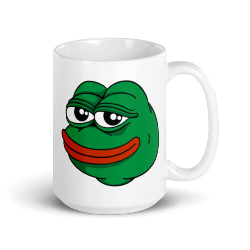 pepe mug patriot white