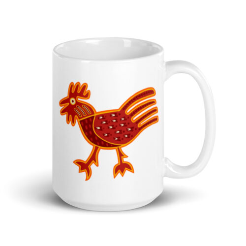 rooster mug 15oz